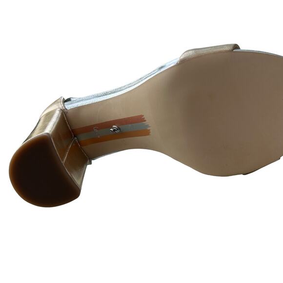 Sam Edelman Gold and Silver Heels - Picture 10 of 11